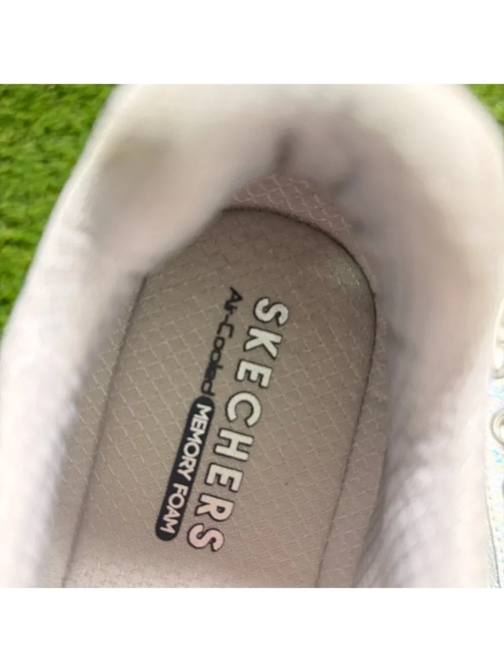 Skechers High Street Crackled Metallic Womens Size 6.5 Athletic Shoes Sneakers